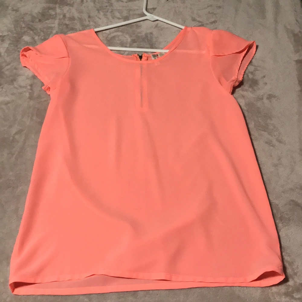 Coral Blouse